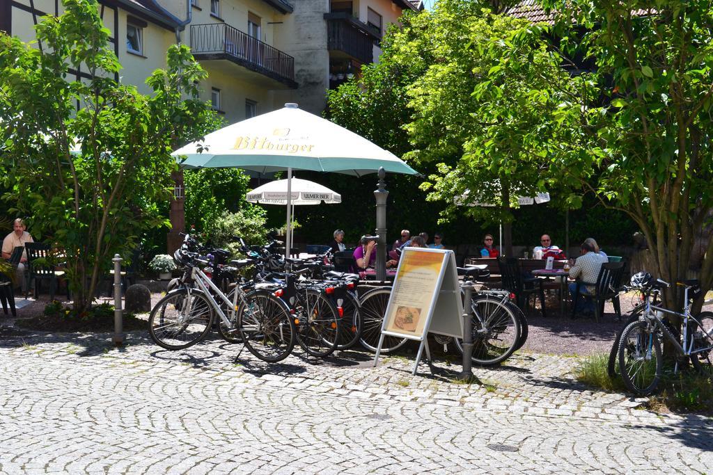 Hotel Gasthaus Zur Krone Weisenbach Exterior foto